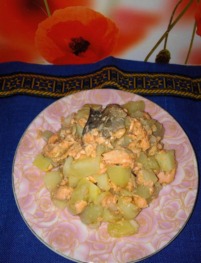 Рыбный салат из отварной рыбы