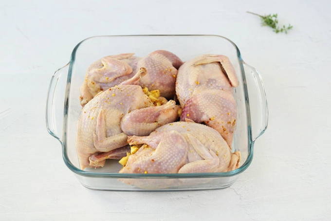 Перепела в духовке