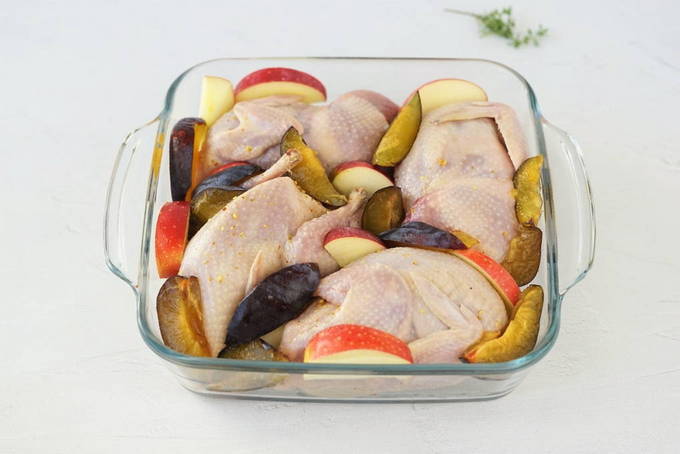 Перепела в духовке