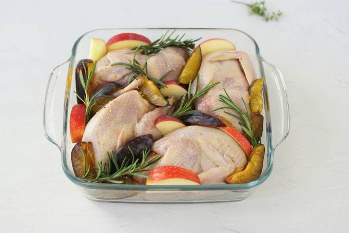 Перепела в духовке