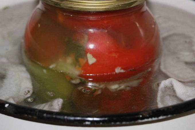 Перец, фаршированный капустой на зиму в банках