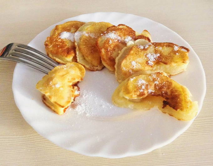 Яблоки в кляре Яблоки в кляре
