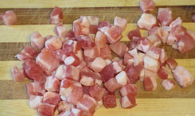 Ньокки с беконом Ньокки с беконом