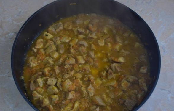 Макароны с мясом на сковороде Макароны с мясом на сковороде