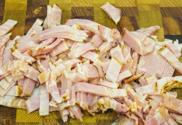Макароны с беконом Макароны с беконом