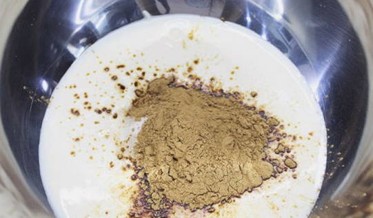 Десерт из ряженки с желатином и какао Десерт из ряженки с желатином и какао
