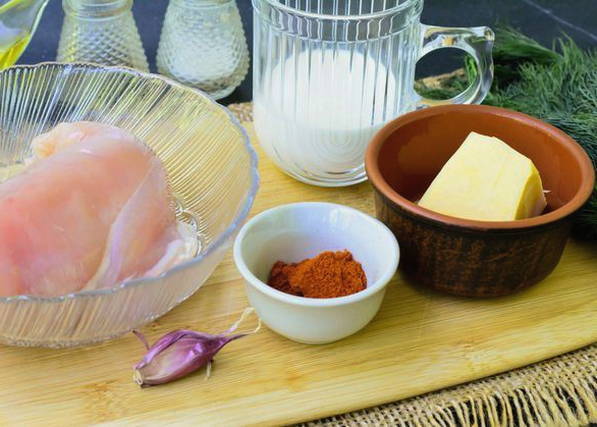 Курица в сливочном соусе Курица в сливочном соусе
