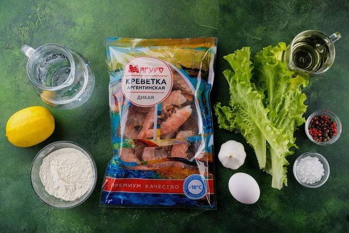 Креветки в кляре