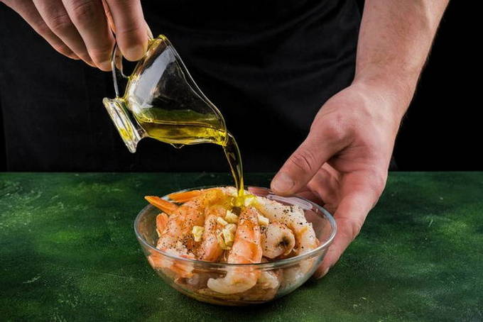 Креветки в кляре