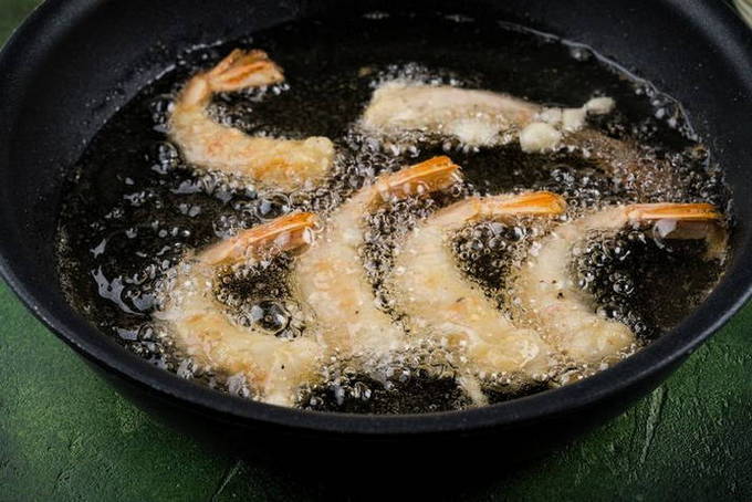 Креветки в кляре