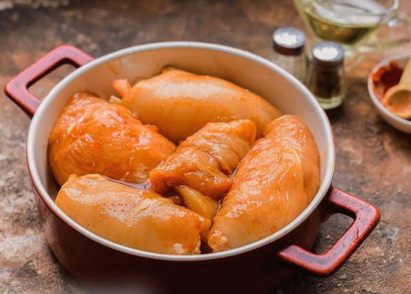 Рулетики из куриной грудки с сыром Рулетики из куриной грудки с сыром