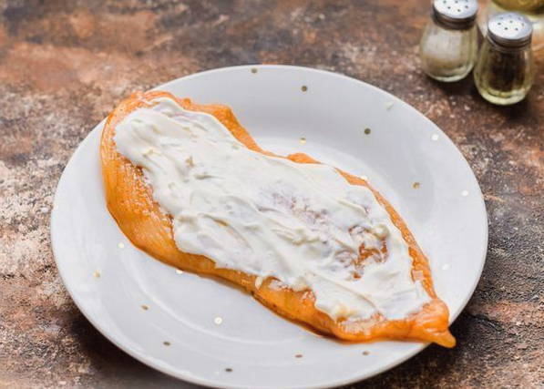 Рулетики из куриной грудки с сыром Рулетики из куриной грудки с сыром