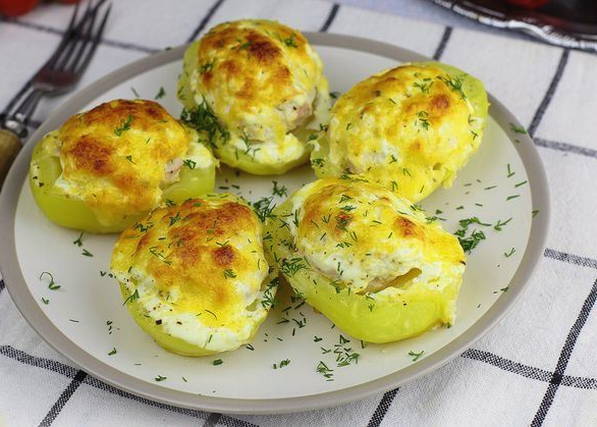 Фаршированный картофель с фаршем в духовке Фаршированный картофель с фаршем в духовке