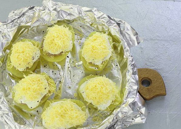 Фаршированный картофель с фаршем в духовке Фаршированный картофель с фаршем в духовке