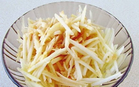 Салат из свежей тыквы