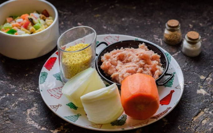 Булгур с фаршем Булгур с фаршем