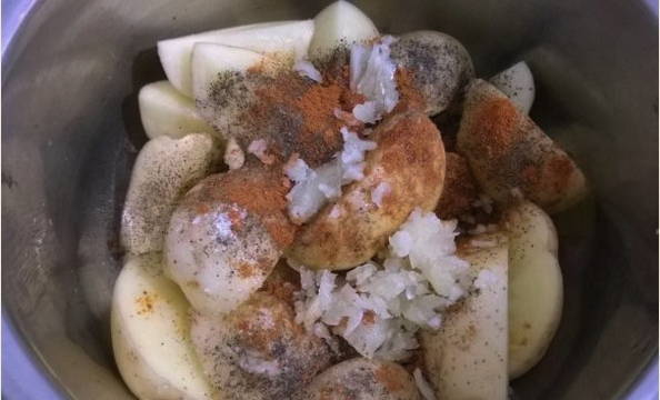 Картошка по-селянски в духовке Картошка по-селянски в духовке