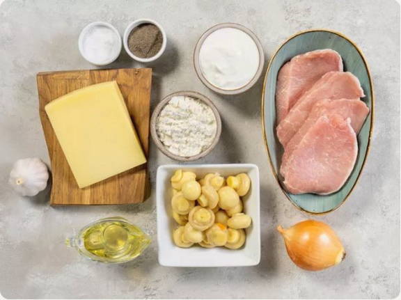 Рулетики из свинины с начинкой в духовке