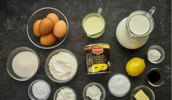Торт с ананасами Торт с ананасами