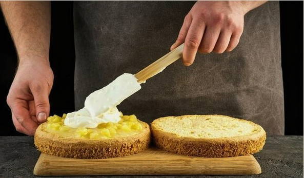 Торт с ананасами Торт с ананасами