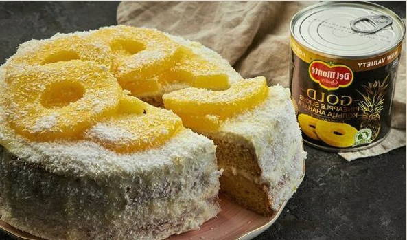 Торт с ананасами Торт с ананасами