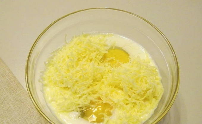 Цветная капуста с яйцом в духовке