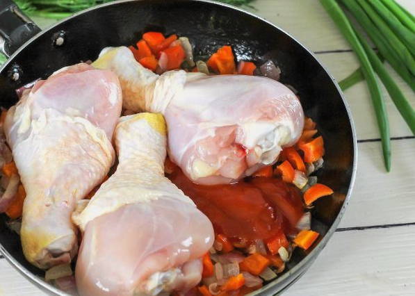 Паэлья с курицей Паэлья с курицей