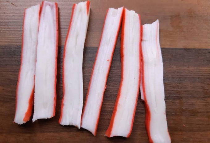 Роллы с крабовыми палочками Роллы с крабовыми палочками