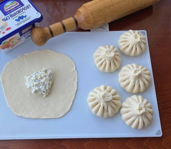 Хинкали с сыром Хинкали с сыром