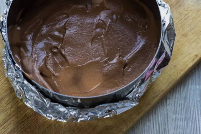 Шоколадный мусс для торта