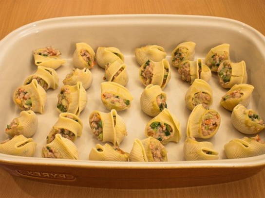 Фаршированные макароны-ракушки Фаршированные макароны-ракушки
