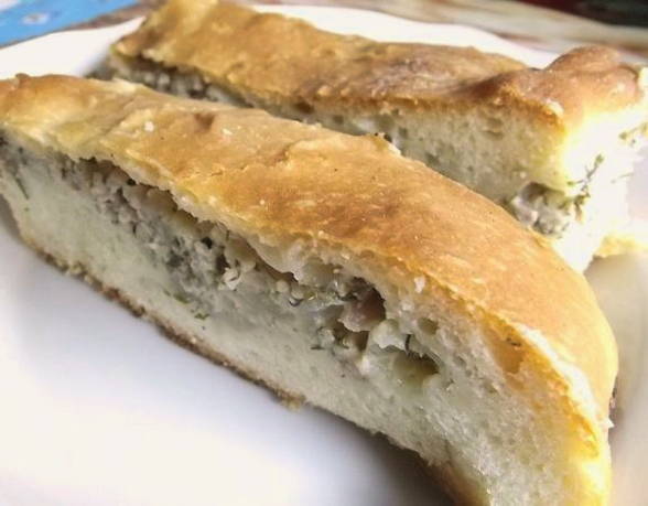 Кулебяка с мясом