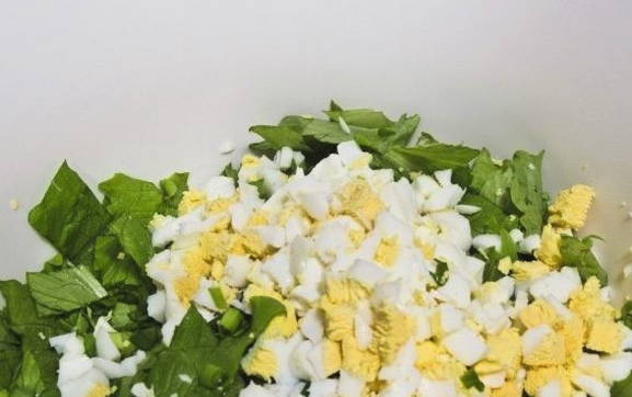 Салат из листьев салата