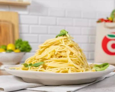 Макароны с сыром и яйцом