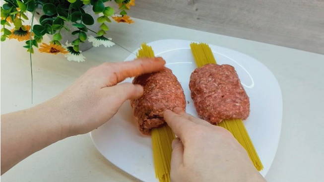 Спагетти с мясом