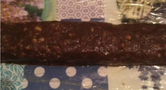 Чайная колбаса из печенья Чайная колбаса из печенья