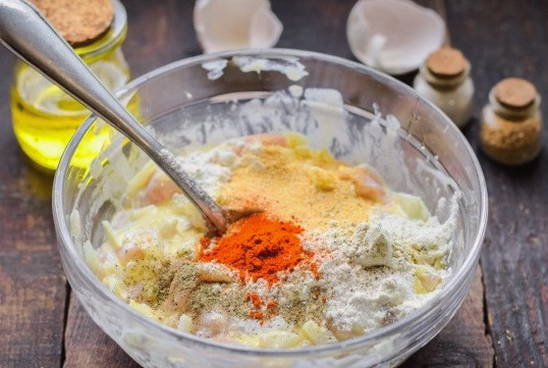 Куриные котлеты «Растрепки» Куриные котлеты «Растрепки»