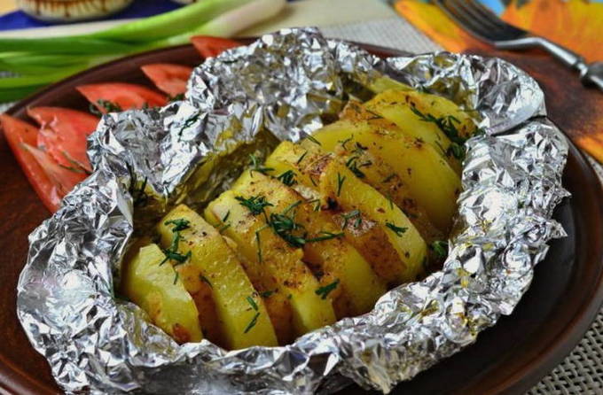 Картошка с салом