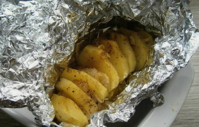 Картошка с салом Картошка с салом