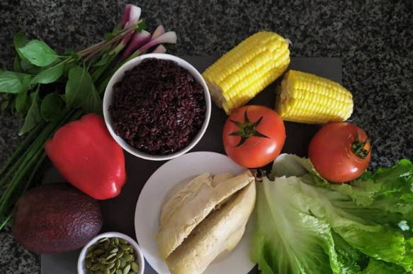 ПП салат с курицей
