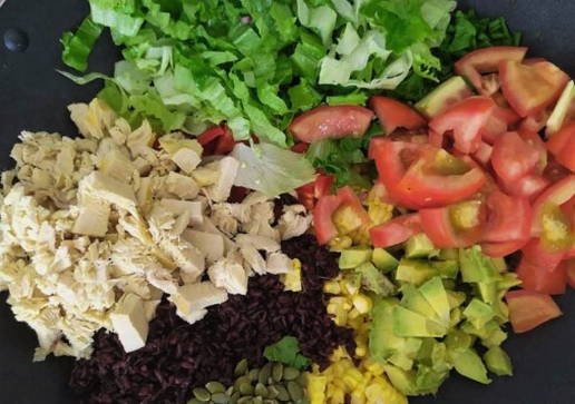 ПП салат с курицей