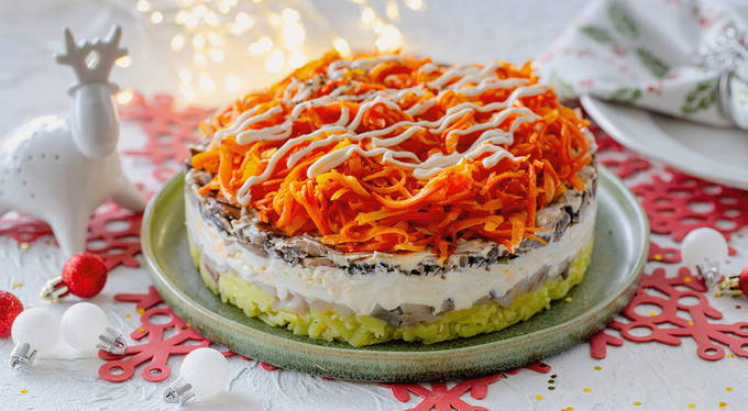 Салат «Лисья шуба»