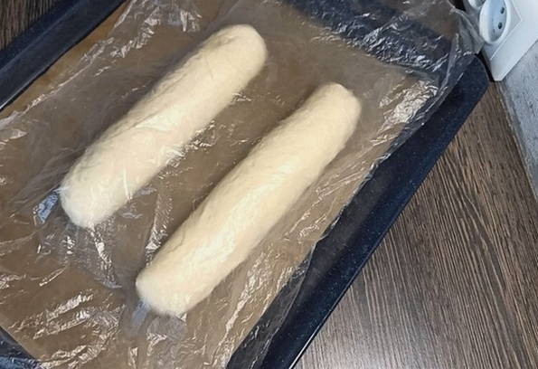 Домашний батон в духовке