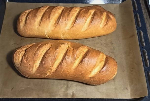 Домашний батон в духовке