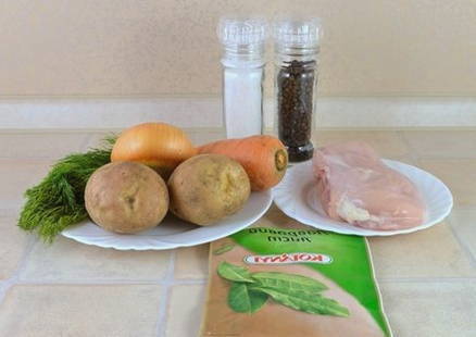 Суп с курицей и картошкой Суп с курицей и картошкой