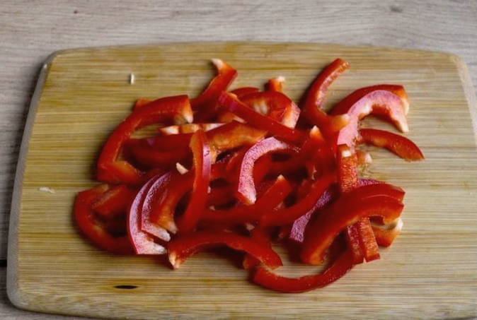 Салат из капусты с болгарским перцем и морковью с уксусом