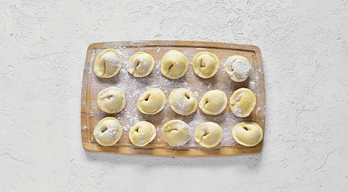 Пельмени с картошкой