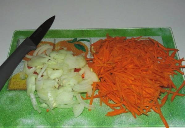 Макароны с шампиньонами