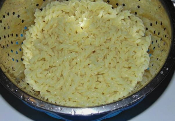 Макароны с шампиньонами