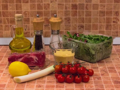 Мясной салат с говядиной Мясной салат с говядиной